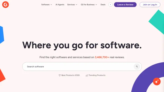 Screenshot of G2